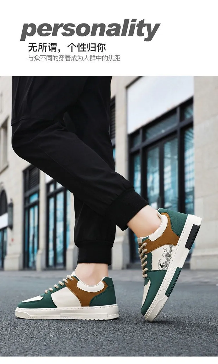 2026 Spring Summer New Men's Trendy Casual Sports Board Shoes, Lightweight and Durable Canvas Sneakers for Men, Fashionable and Versatile Footwear showcase 16