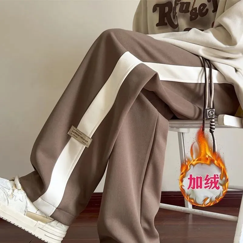 Casual Wide-Leg Pants, Comfortable Loose Fit Trousers for Everyday Wear, Versatile Fashion for All Seasons thumbnail 10