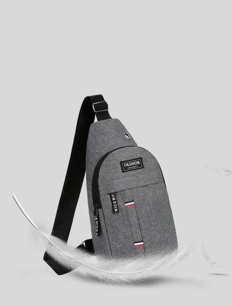 Men's Lightweight Minimalist Crossbody Bag - Durable Polyester, Large Capacity, Anti-Theft, Ideal for Sports, Travel, and Daily Leisure showcase 5