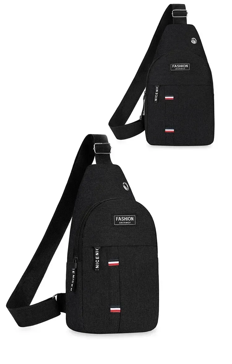 Men's Lightweight Minimalist Crossbody Bag - Durable Polyester, Large Capacity, Anti-Theft, Ideal for Sports, Travel, and Daily Leisure showcase 20