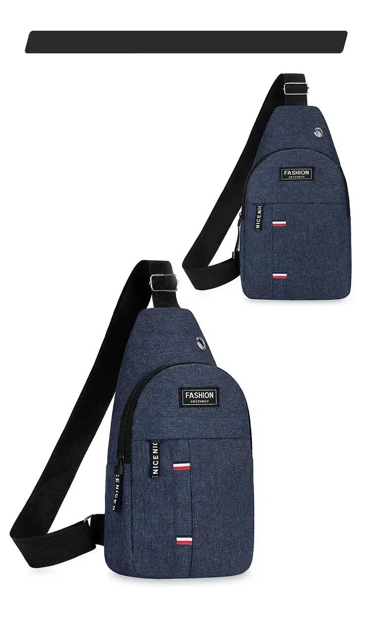 Men's Lightweight Minimalist Crossbody Bag - Durable Polyester, Large Capacity, Anti-Theft, Ideal for Sports, Travel, and Daily Leisure showcase 19