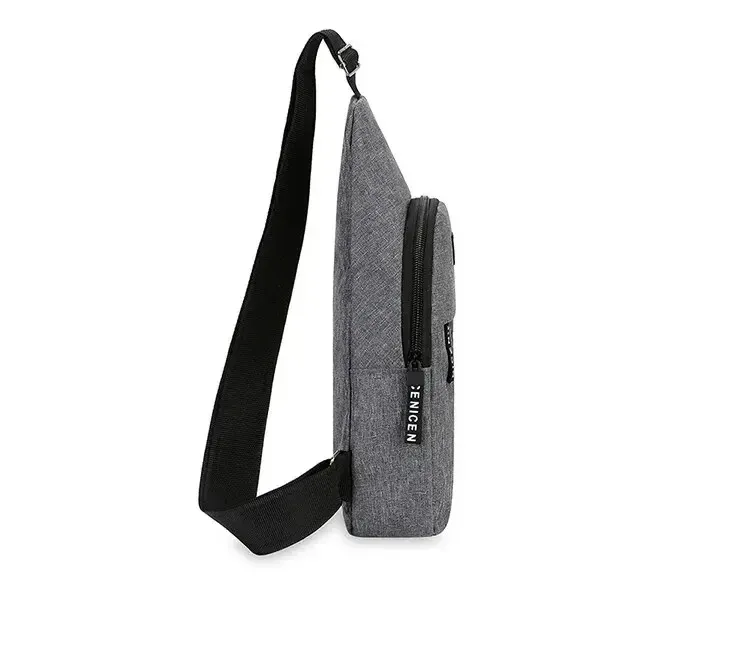 Men's Lightweight Minimalist Crossbody Bag - Durable Polyester, Large Capacity, Anti-Theft, Ideal for Sports, Travel, and Daily Leisure showcase 24