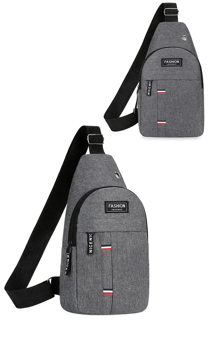 Men's Lightweight Minimalist Crossbody Bag - Durable Polyester, Large Capacity, Anti-Theft, Ideal for Sports, Travel, and Daily Leisure showcase 21
