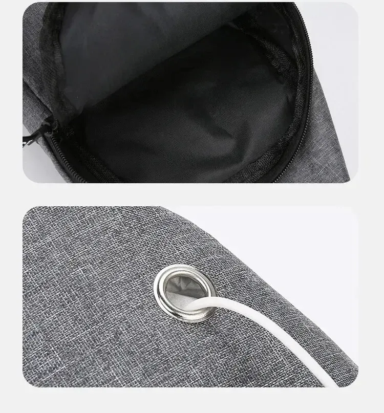 Men's Lightweight Minimalist Crossbody Bag - Durable Polyester, Large Capacity, Anti-Theft, Ideal for Sports, Travel, and Daily Leisure showcase 29