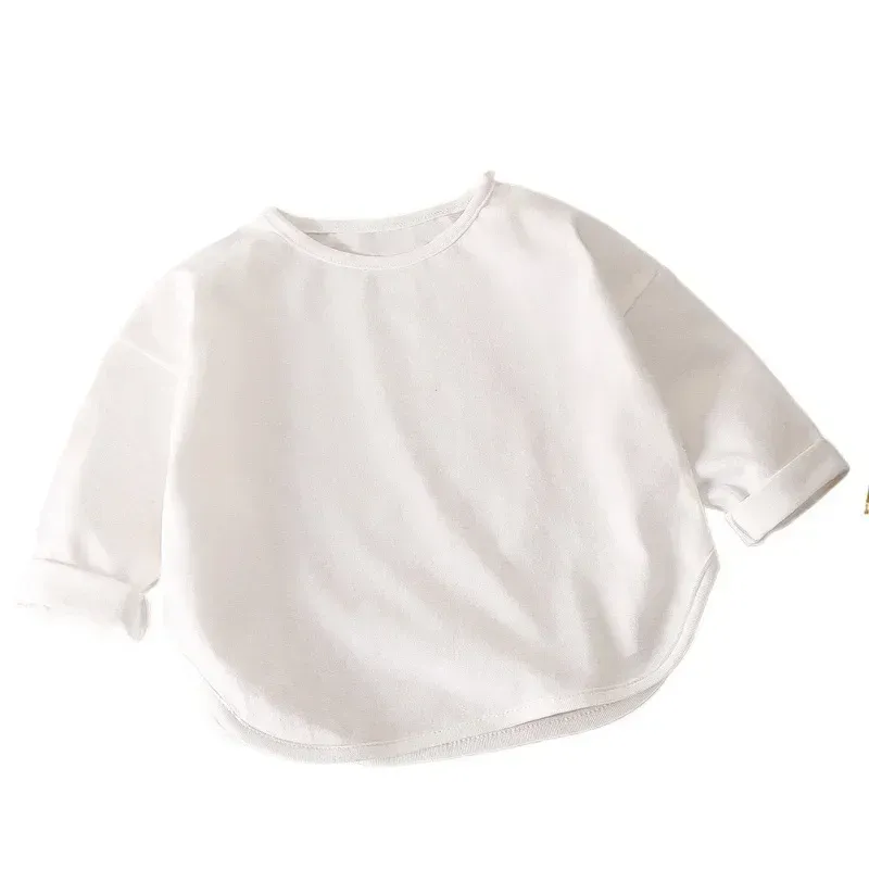 Baby Boys Girls Long Sleeve Cotton T-Shirt Tops - Soft Pure Cotton Kids Spring Tee for Toddlers & Infants showcase 7