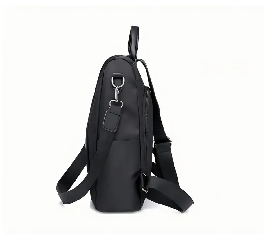 Women's Multifunction Backpack: Stylish Casual Solid Color School Bag for Girls, Fashion Detachable Strap Travel Shoulder Bag thumbnail 5