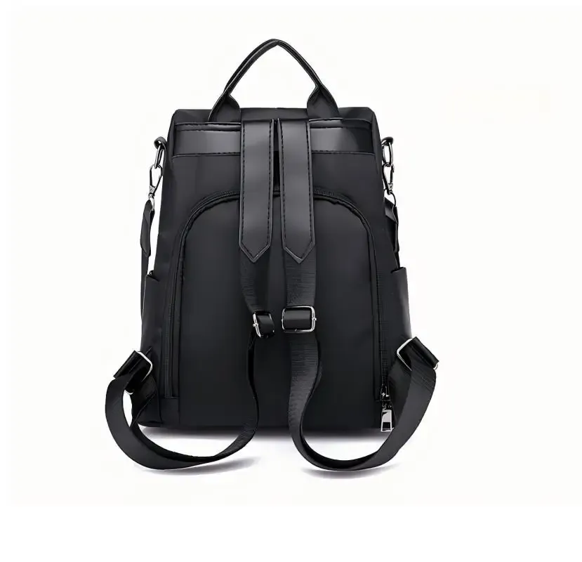 Women's Multifunction Backpack: Stylish Casual Solid Color School Bag for Girls, Fashion Detachable Strap Travel Shoulder Bag thumbnail 4