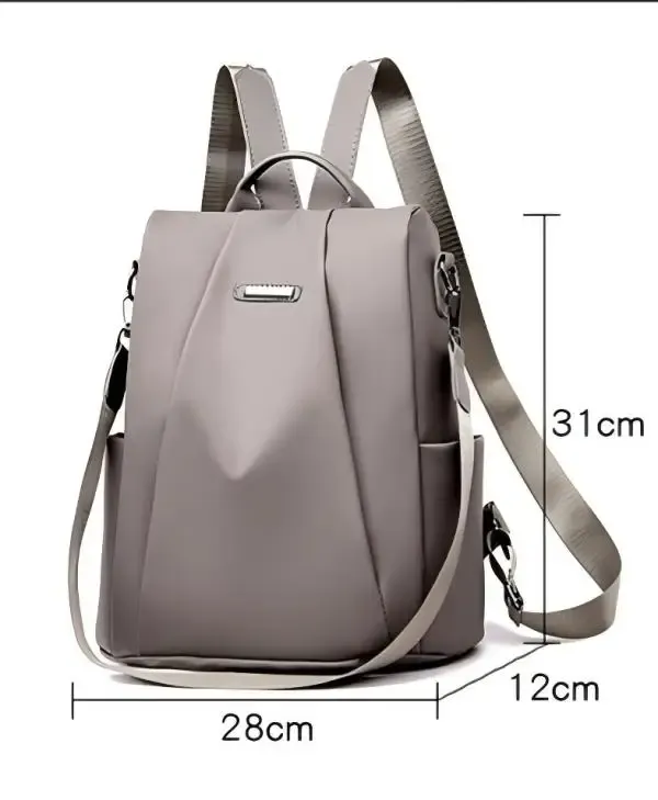 Women's Multifunction Backpack: Stylish Casual Solid Color School Bag for Girls, Fashion Detachable Strap Travel Shoulder Bag showcase 2