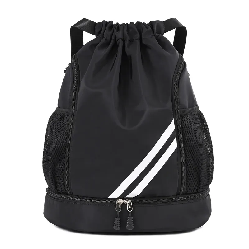 Women's Large Sport Gym Backpack Bag - Durable Nylon, Waterproof, Ideal for Fitness, Camping, Travel, Shoes, School, Weekend Trips showcase 3