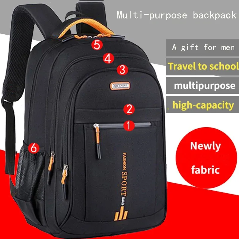 Korean Style Large Capacity Nylon Backpack for Women - Trendy School, Travel, and Laptop Bag for Students thumbnail 1