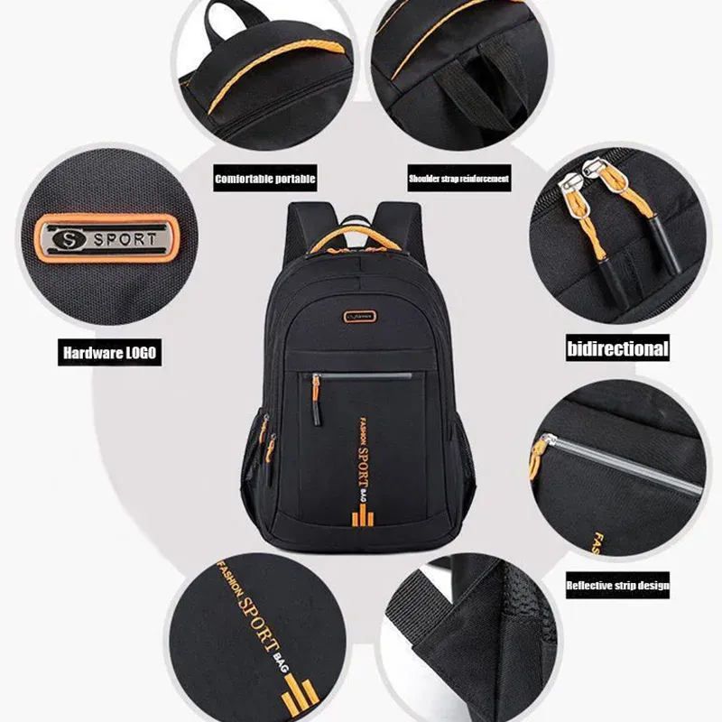 Korean Style Large Capacity Nylon Backpack for Women - Trendy School, Travel, and Laptop Bag for Students thumbnail 5