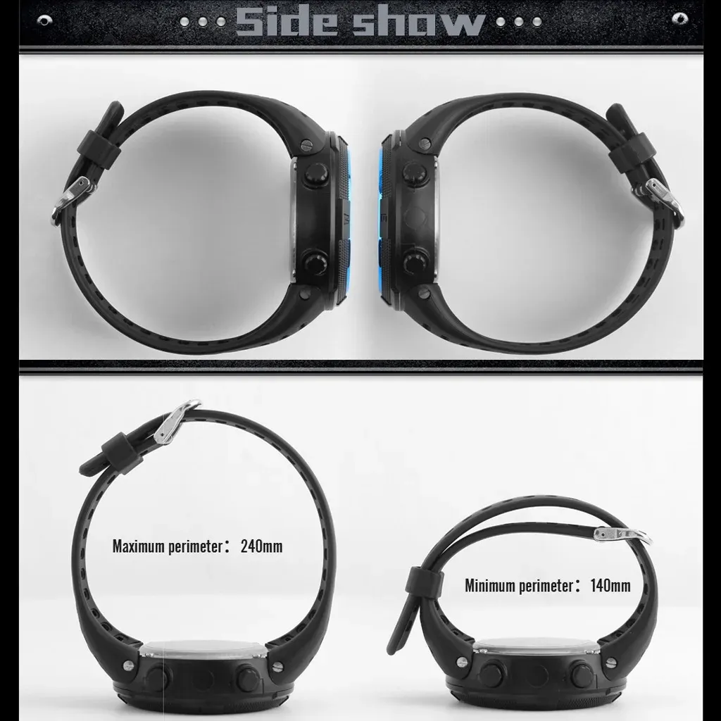 Men's Military Sports Digital Watch - Luminous LED Multifunction Waterproof Wristwatch for Boys, Students, and Teens - Shock Resistant with Silicone Band showcase 10