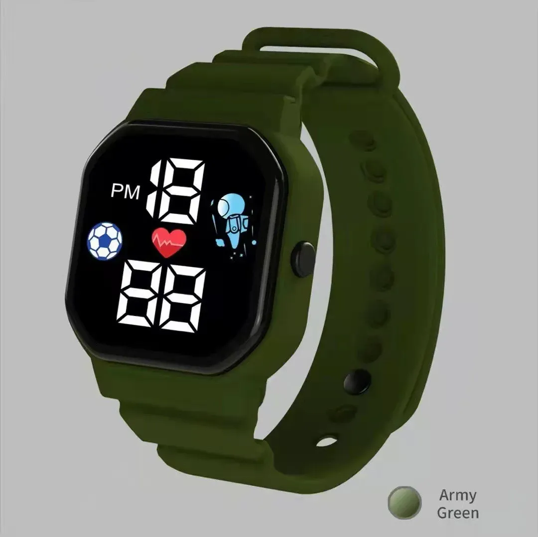 Men's Women's Kids LED Digital Sport Watch - Waterproof, Shock Resistant, Luminous Fashion Watch for Casual & Active Lifestyles showcase 4
