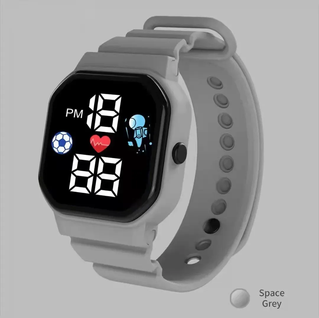 Men's Women's Kids LED Digital Sport Watch - Waterproof, Shock Resistant, Luminous Fashion Watch for Casual & Active Lifestyles thumbnail 4