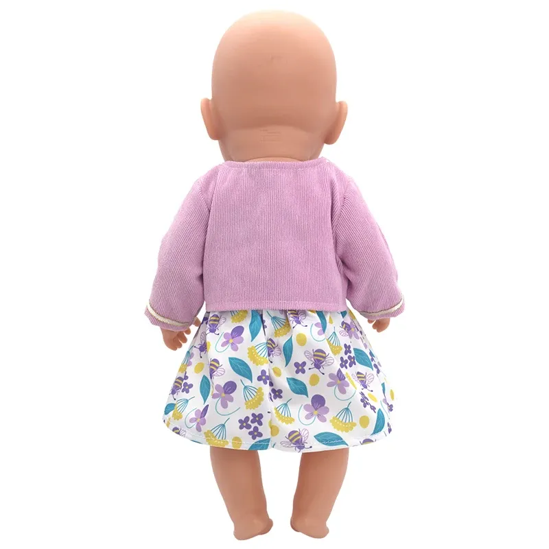 17 Inch 43cm Baby Doll Leather Jacket and Pants Set with Hat - Winter Clothes for Reborn Dolls, Fashion Doll Outfit Accessories showcase 13