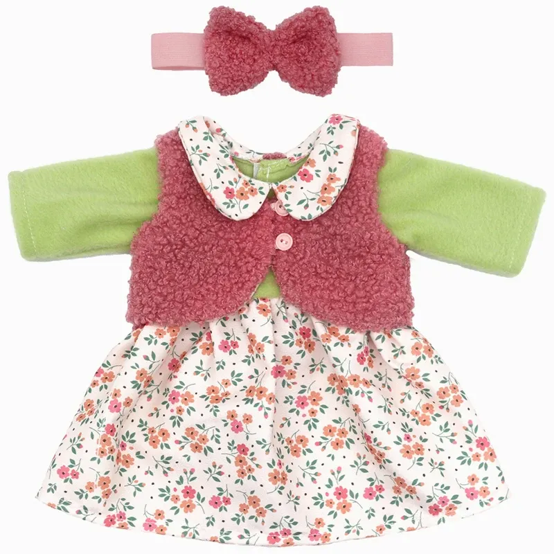 17 Inch 43cm Baby Doll Leather Jacket and Pants Set with Hat - Winter Clothes for Reborn Dolls, Fashion Doll Outfit Accessories showcase 4