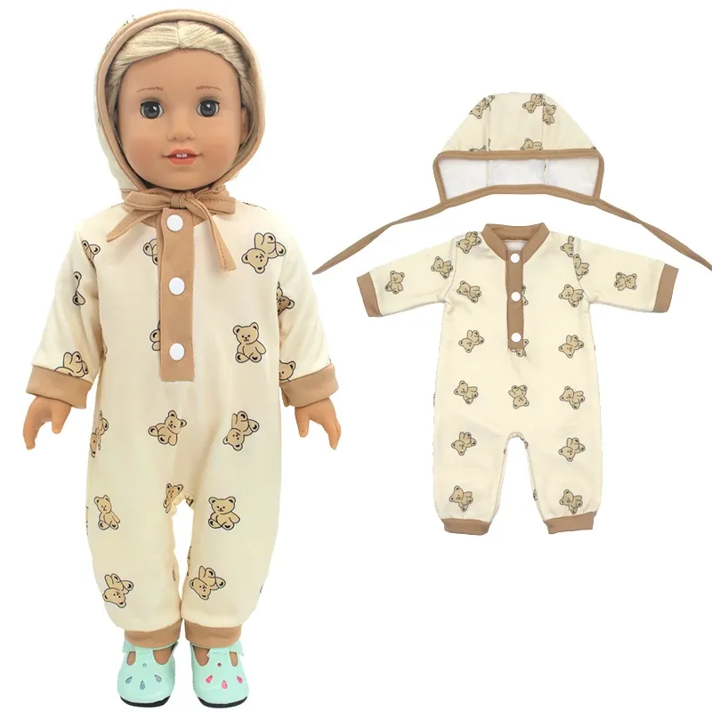 17 Inch 43cm Baby Doll Leather Jacket and Pants Set with Hat - Winter Clothes for Reborn Dolls, Fashion Doll Outfit Accessories showcase 26