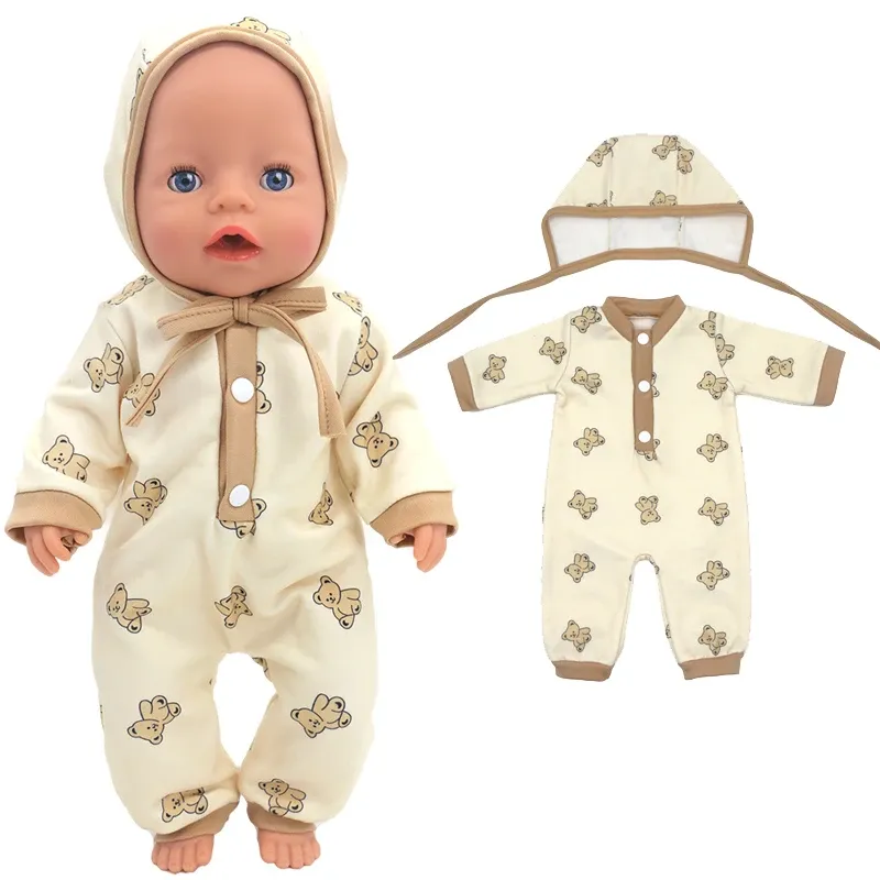 17 Inch 43cm Baby Doll Leather Jacket and Pants Set with Hat - Winter Clothes for Reborn Dolls, Fashion Doll Outfit Accessories showcase 21