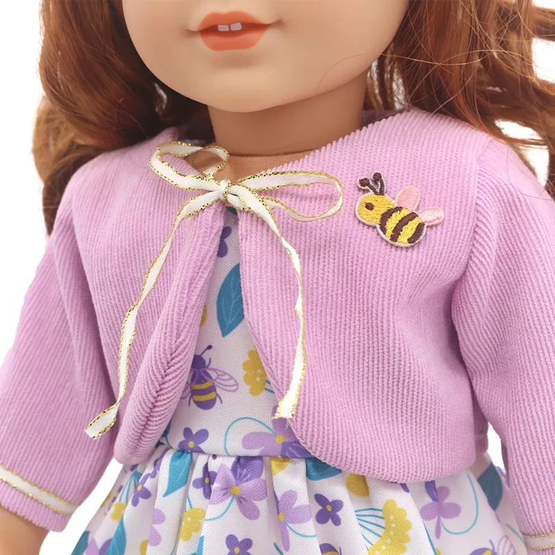 17 Inch 43cm Baby Doll Leather Jacket and Pants Set with Hat - Winter Clothes for Reborn Dolls, Fashion Doll Outfit Accessories showcase 20