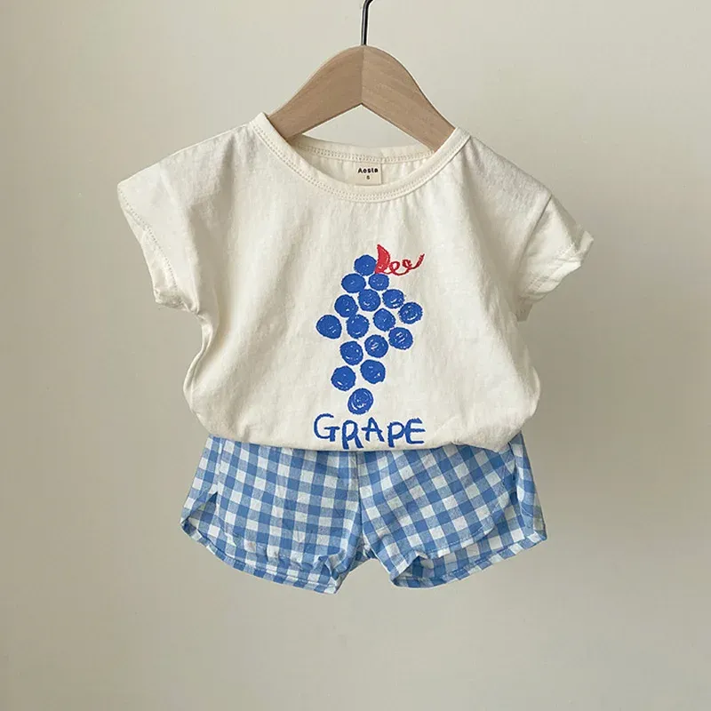 Summer Baby Cotton Pajama Set - Toddler Sleeveless Cartoon Nightwear for Kids, Breathable & Comfortable Homewear thumbnail 6