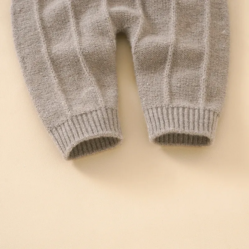 Baby Boys Girls Sleeveless Knitted Romper Hat Set - Newborn Infant Fashion Netural Strap Jumpsuit Outfits for Toddlers thumbnail 6