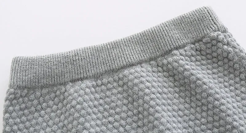 Cotton Baby Clothes Set for Newborn Boys and Girls - Long Sleeve Knitted Sweater and Pants Pajamas Ensemble for Spring showcase 11