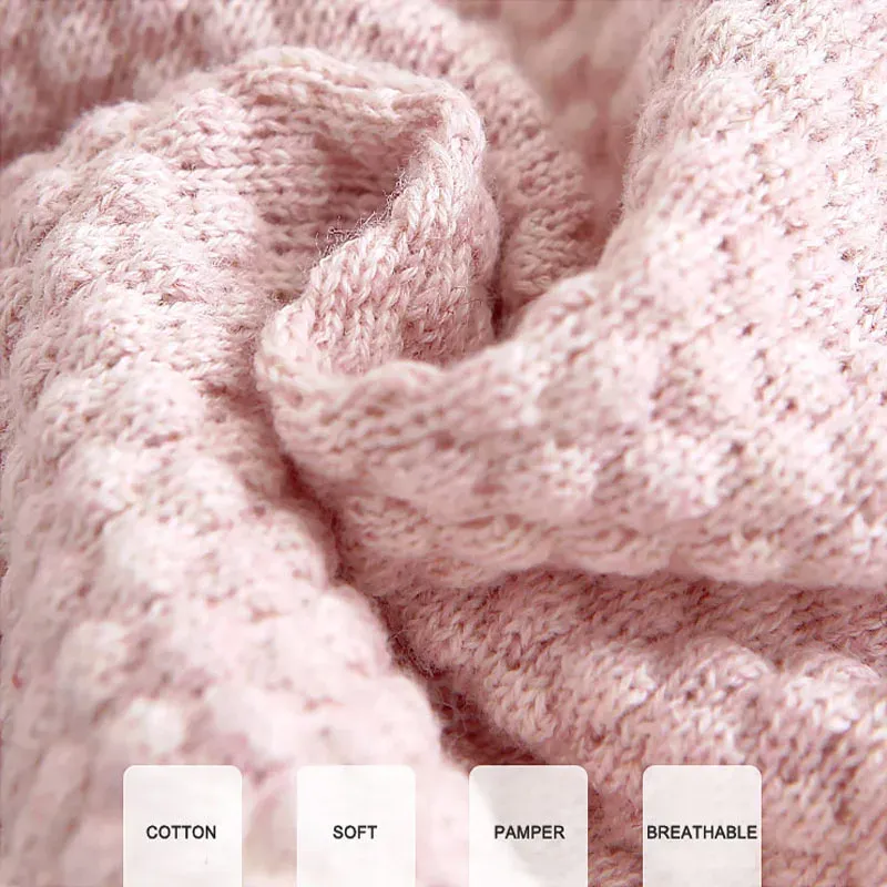 Cotton Baby Clothes Set for Newborn Boys and Girls - Long Sleeve Knitted Sweater and Pants Pajamas Ensemble for Spring thumbnail 6
