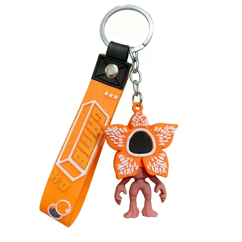 Stranger Things Keychain Set - PVC Doll Model Charms for Backpacks, Party Favors, Gifts, and Accessories - Ideal for Fans and Back to School showcase 6