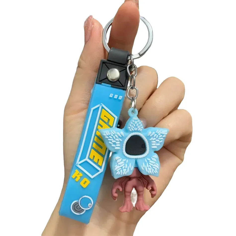 Stranger Things Keychain Set - PVC Doll Model Charms for Backpacks, Party Favors, Gifts, and Accessories - Ideal for Fans and Back to School showcase 15