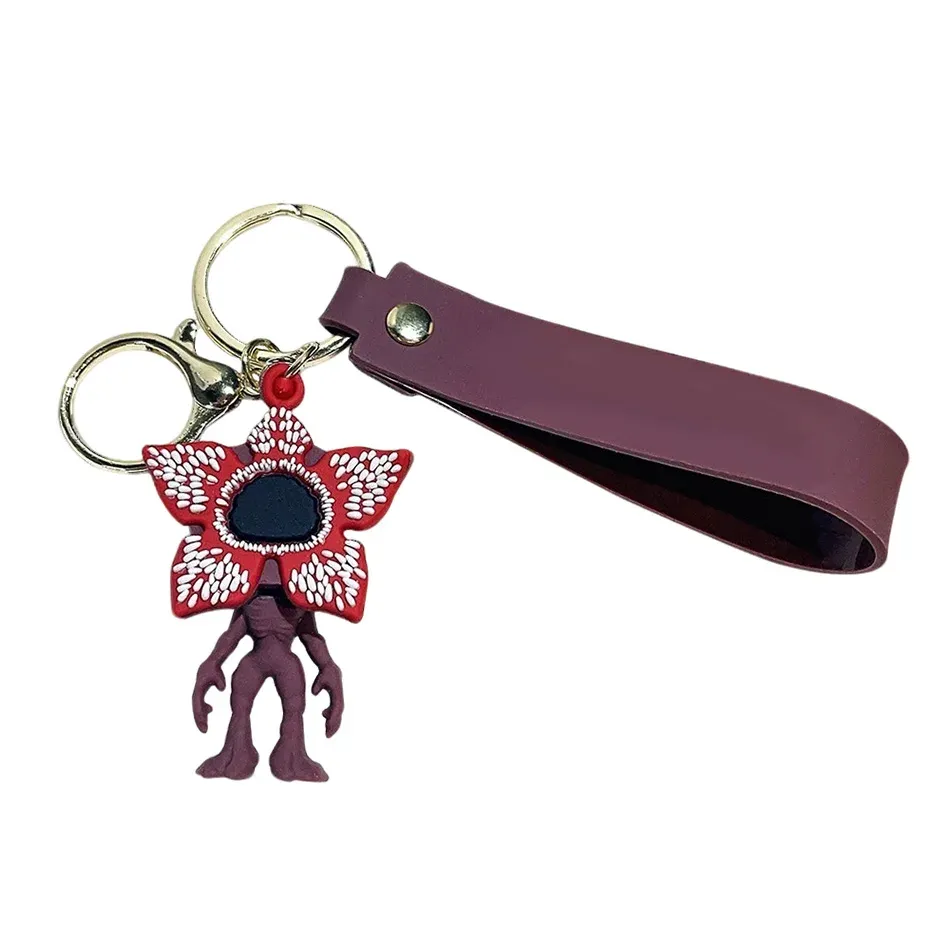Stranger Things Keychain Set - PVC Doll Model Charms for Backpacks, Party Favors, Gifts, and Accessories - Ideal for Fans and Back to School showcase 7