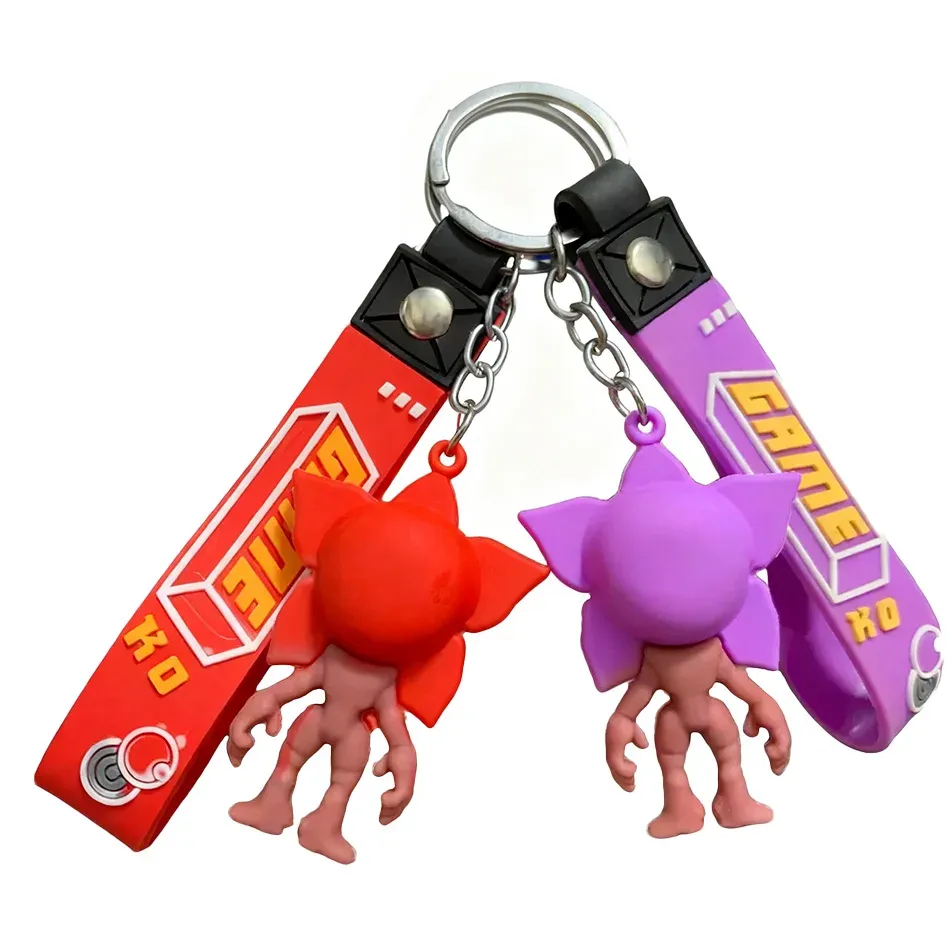 Stranger Things Keychain Set - PVC Doll Model Charms for Backpacks, Party Favors, Gifts, and Accessories - Ideal for Fans and Back to School - Image 4