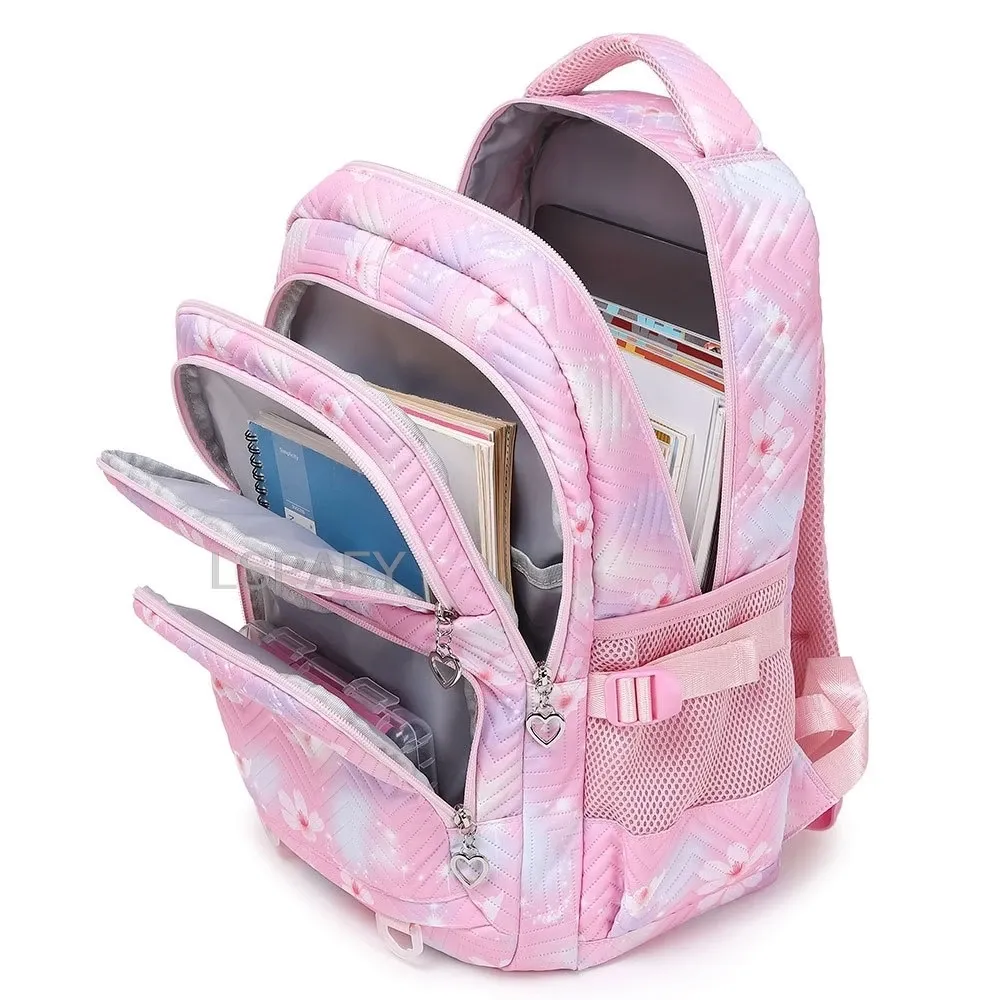 Kpop Demon Hunters Huntrix Graphic Backpack for Children and Teens, Fashionable Women's Shoulder Bag, Durable School Bag with Unique Design showcase 5