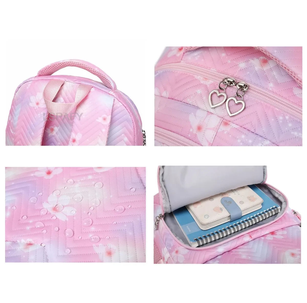 Kpop Demon Hunters Huntrix Graphic Backpack for Children and Teens, Fashionable Women's Shoulder Bag, Durable School Bag with Unique Design showcase 3