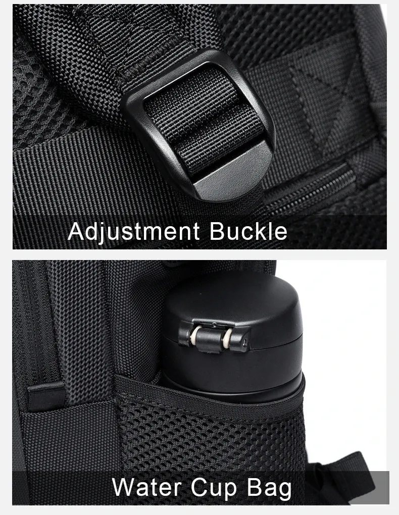 BANGE Lightweight Waterproof 15.6" Laptop Backpack with USB Charging Port, Multifunctional Travel, Hiking, and School Bag for Men showcase 13