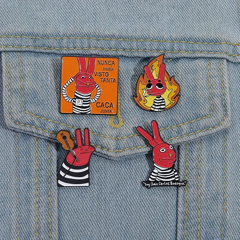 Funny Cartoon Enamel Pins Brooch - Humorous Movie Character Badge for Backpacks, Lapel, and Accessories - Ideal Gift for Friends showcase 4