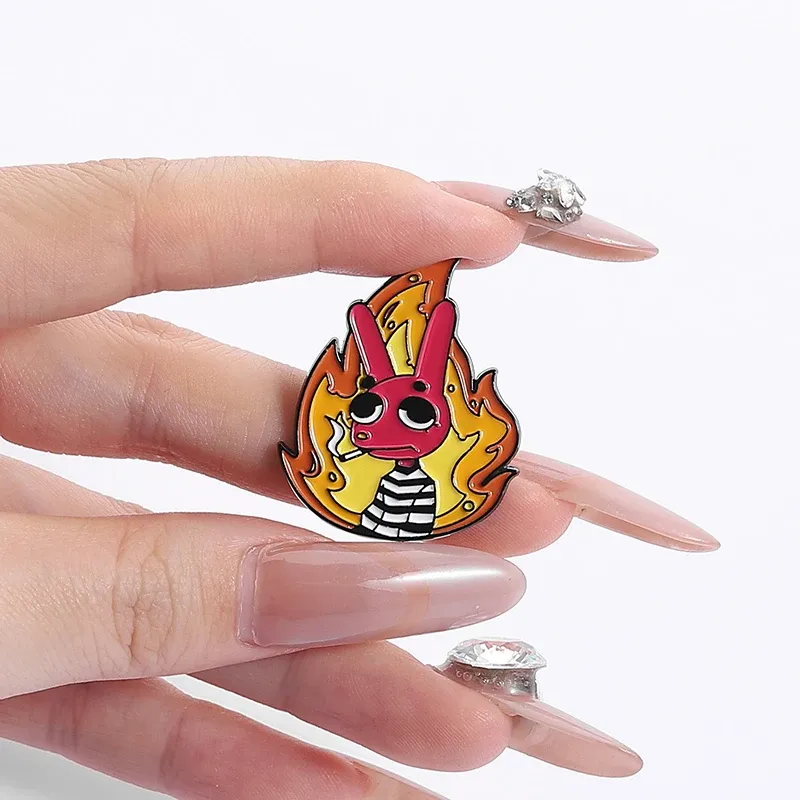 Funny Cartoon Enamel Pins Brooch - Humorous Movie Character Badge for Backpacks, Lapel, and Accessories - Ideal Gift for Friends thumbnail 4