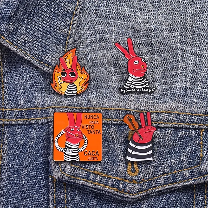 Funny Cartoon Enamel Pins Brooch - Humorous Movie Character Badge for Backpacks, Lapel, and Accessories - Ideal Gift for Friends showcase 5