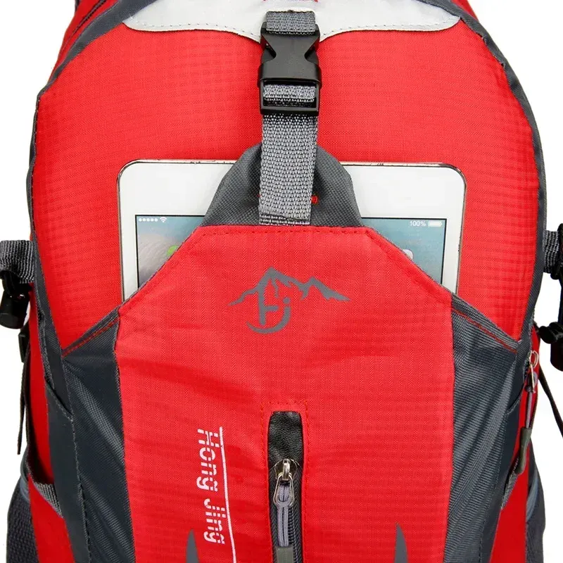 Durable Nylon Waterproof Travel Backpack for Men & Women | Large Capacity Outdoor Sport Hiking Climbing School Bag | Multiple Pockets, Breathable Back showcase 11