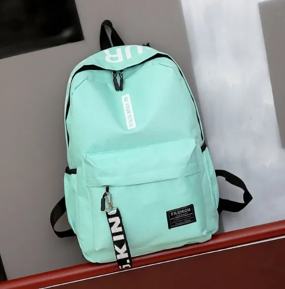 Large Capacity Korean Style Backpack for Men and Women, Fashionable Student School Bag, Versatile Junior & High School Travel Pack showcase 6