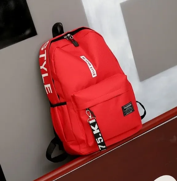 Large Capacity Korean Style Backpack for Men and Women, Fashionable Student School Bag, Versatile Junior & High School Travel Pack showcase 5