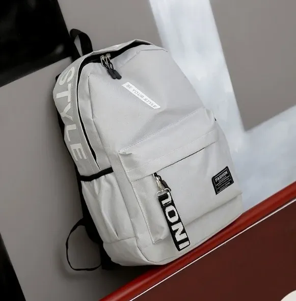Large Capacity Korean Style Backpack for Men and Women, Fashionable Student School Bag, Versatile Junior & High School Travel Pack showcase 7