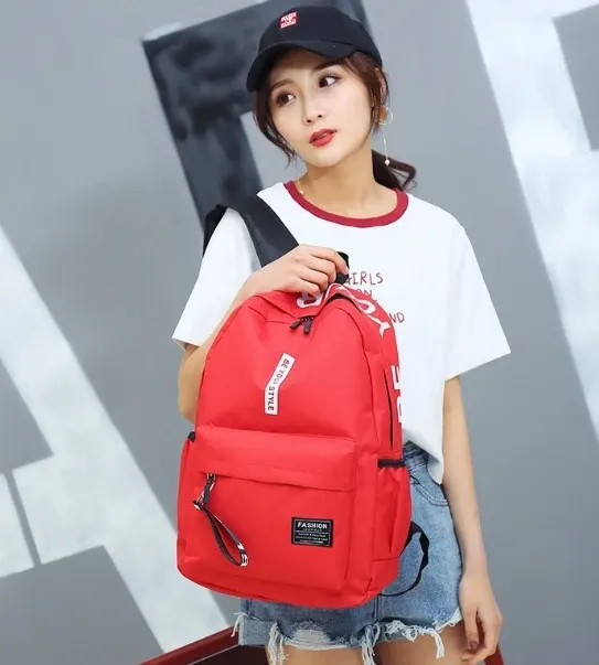 Large Capacity Korean Style Backpack for Men and Women, Fashionable Student School Bag, Versatile Junior & High School Travel Pack showcase 11