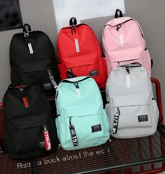Large Capacity Korean Style Backpack for Men and Women, Fashionable Student School Bag, Versatile Junior & High School Travel Pack showcase 3