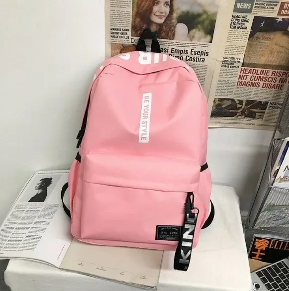 Large Capacity Korean Style Backpack for Men and Women, Fashionable Student School Bag, Versatile Junior & High School Travel Pack showcase 4