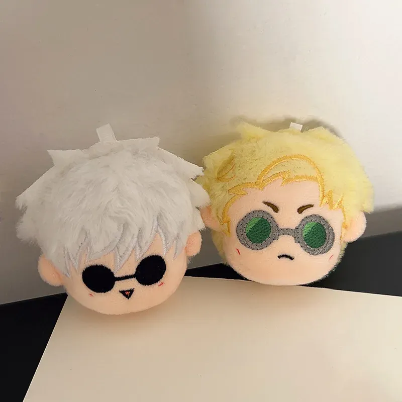 Anime Jujutsu Kaisen Plush Pendant Keychain - Gojo Satoru & Geto Suguru Cute Jewelry for School Bags, Backpacks - Perfect Kids Christmas Gift showcase 3