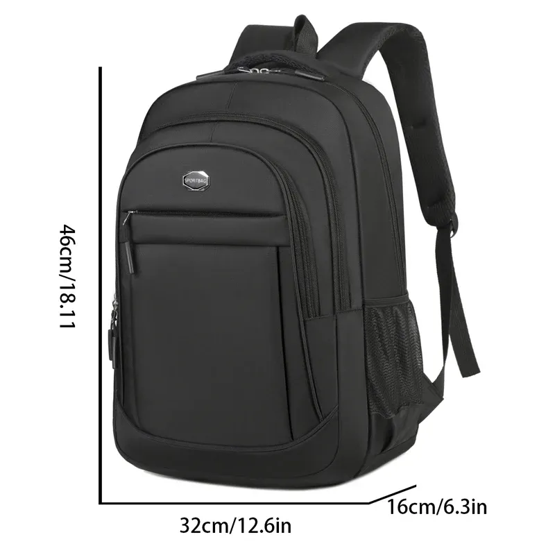 Large Capacity Travel Backpack for Men & Women - Versatile Commuting, School, Office Bag with Multiple Compartments thumbnail 6
