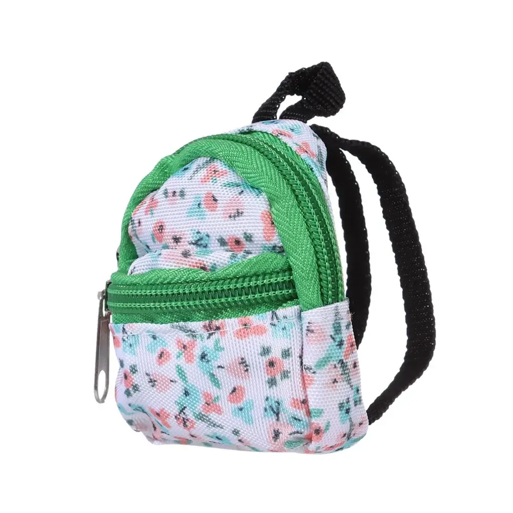 Cute Doll Backpacks for 1/6 BJD Dolls - Mini Zipper Rucksack Toy Accessories in Pink, Blue, Red, Yellow, Green - Perfect for Girls' Doll Play thumbnail 5
