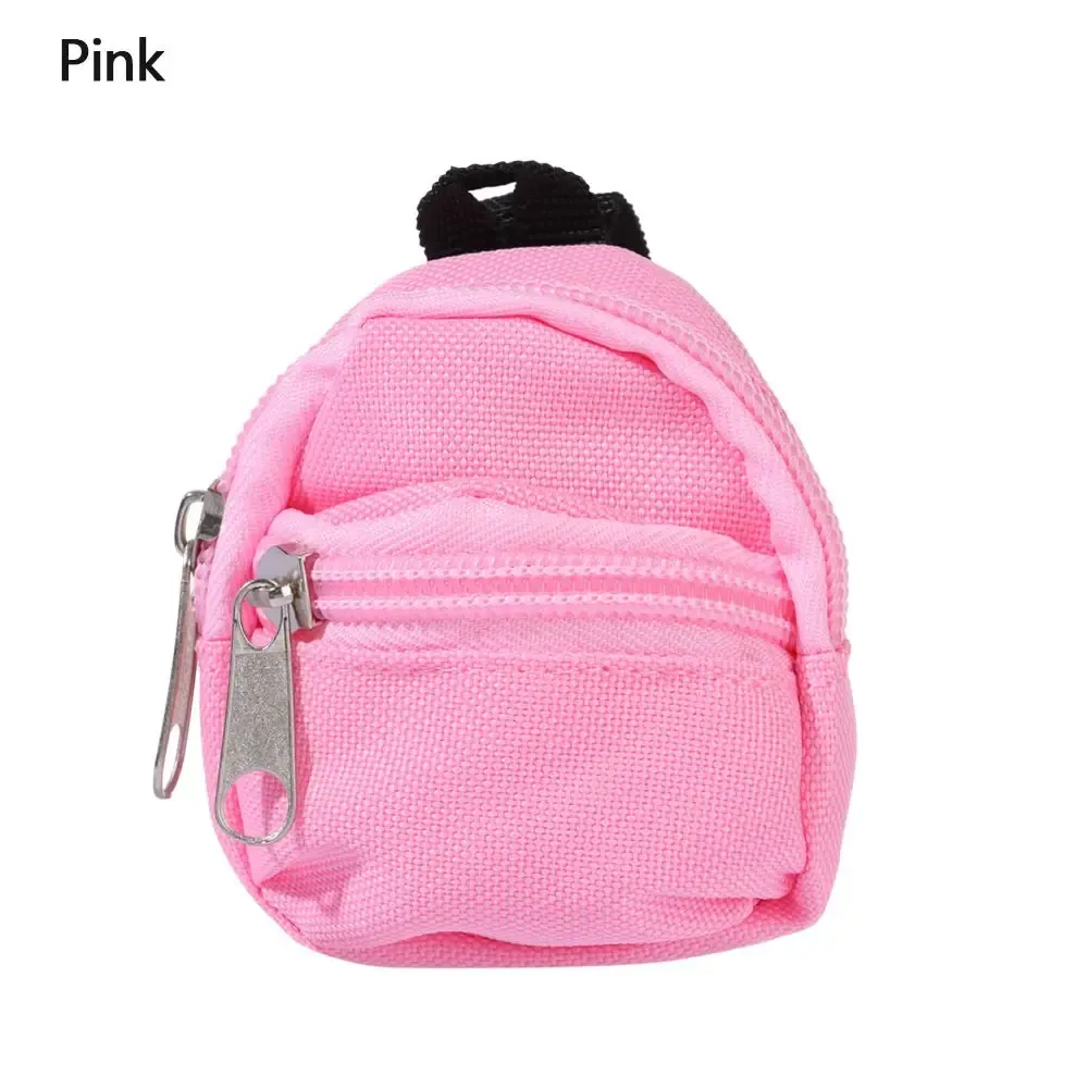 Cute Doll Backpacks for 1/6 BJD Dolls - Mini Zipper Rucksack Toy Accessories in Pink, Blue, Red, Yellow, Green - Perfect for Girls' Doll Play showcase 19