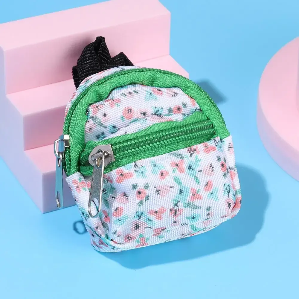 Cute Doll Backpacks for 1/6 BJD Dolls - Mini Zipper Rucksack Toy Accessories in Pink, Blue, Red, Yellow, Green - Perfect for Girls' Doll Play showcase 8