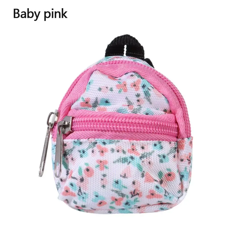 Cute Doll Backpacks for 1/6 BJD Dolls - Mini Zipper Rucksack Toy Accessories in Pink, Blue, Red, Yellow, Green - Perfect for Girls' Doll Play showcase 13